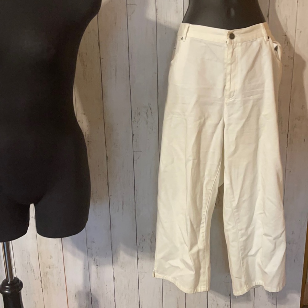 Plus Size Ralph Lauren Off white Jeans size 18 W